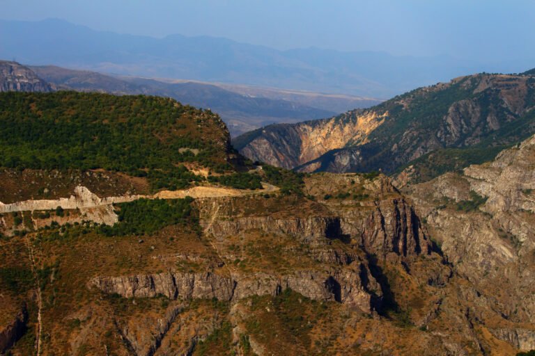 Gorge de Vorotan dans la région de Siounik en Arménie